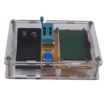 LČR-T4 ESR Metr Tranzistor Tester Diod Triode Kapacitní Mos Mega328 Tranzistor Tester + POUZDRO (Není na Baterie )