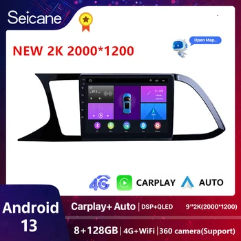 Seicane AutoRadio 2 Din Android 13 Rádio Carplay Pro rok 2018 Seat Leon AI Hlas 4G GPS Auto Multimediální Video Přehrávač, Stereo 2din