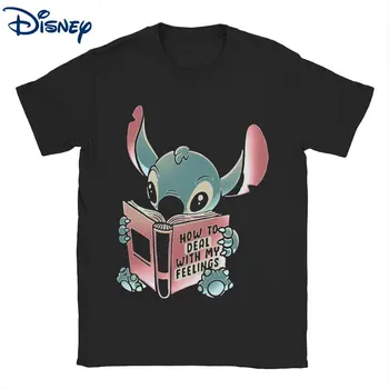 Muži Disney, Jak se Vypořádat Se svými Pocity Steh T Shirt Bavlněné Oblečení Krátký Rukáv Tričko Dárek Tričko
