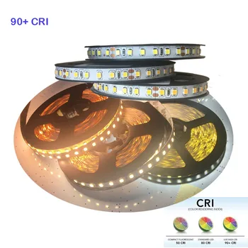 CRI 90+Ra 8mm LED Strip Světla 0,2 W 2835SMD 12VDC 5M Non-Vodotěsný Flexibilní LED Strip Osvětlení