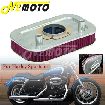 Motocykl Červená/Modrá Vzduchový Filtr Nasávaného Vzduchu, Čistič Výměna Za Harley Sportster XL88 1200 Custom Nízké Železo Superlow 2004-2013