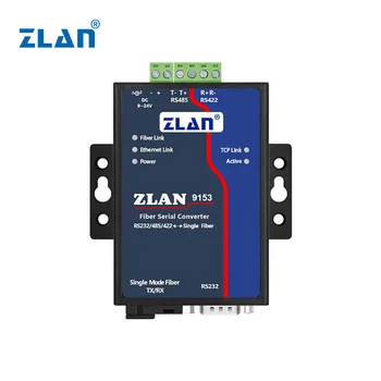 ZLAN9153 RRS232/485/422 na Optická Vlákna converter