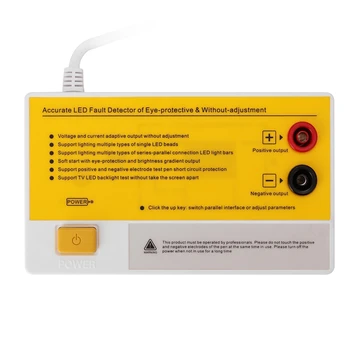 1 Ks Víceúčelový LED Pásky Korálky Detektor Měření 0-200V Výstup EU Plug