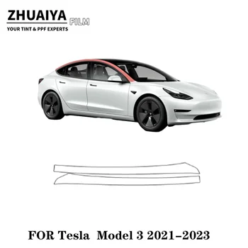 2017-2024 Pro Tesla Model 3 A-Sloupku PPF Ochranu Laku Fólií 8mil karoserie film