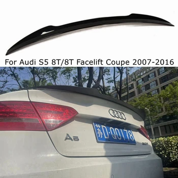 PRO Audi A5 S5 8T/8T Facelift Kupé 2007-2016 ABS černý Zadní Spoiler Kufru, křídlo